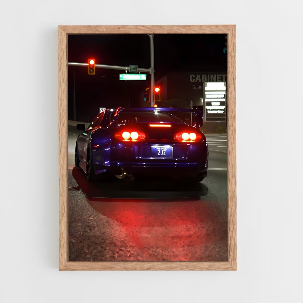 Poster Nuit Vrombissante – affiche Toyota (vue 4)